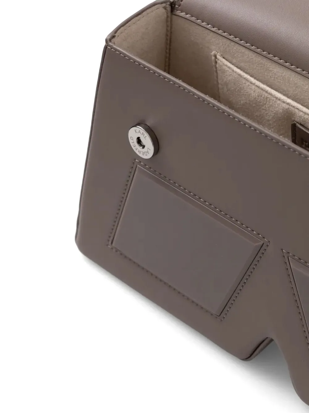 Karl Lagerfeld Ikon K kleine schoudertas Beige