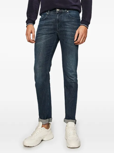 Karl Lagerfeld logo patch jeans