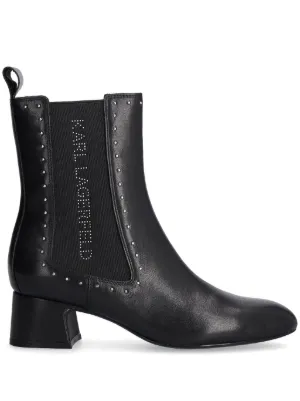 Jil Sander レザー チェルシーブーツ | ブラック | FARFETCH JP