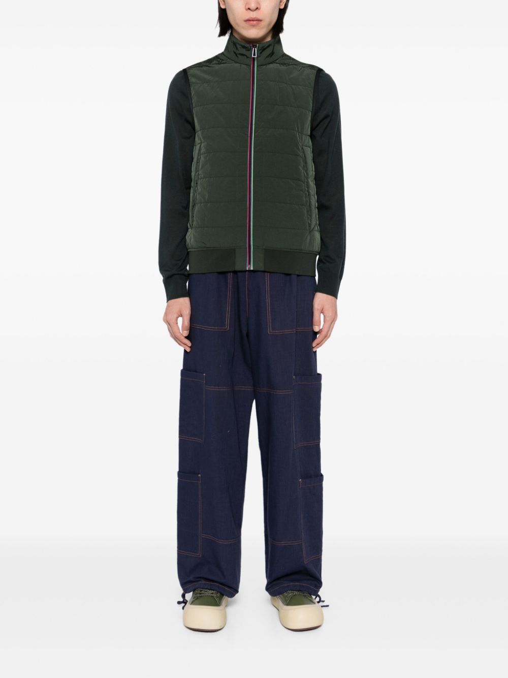 PS Paul Smith Gestreept gilet - Groen