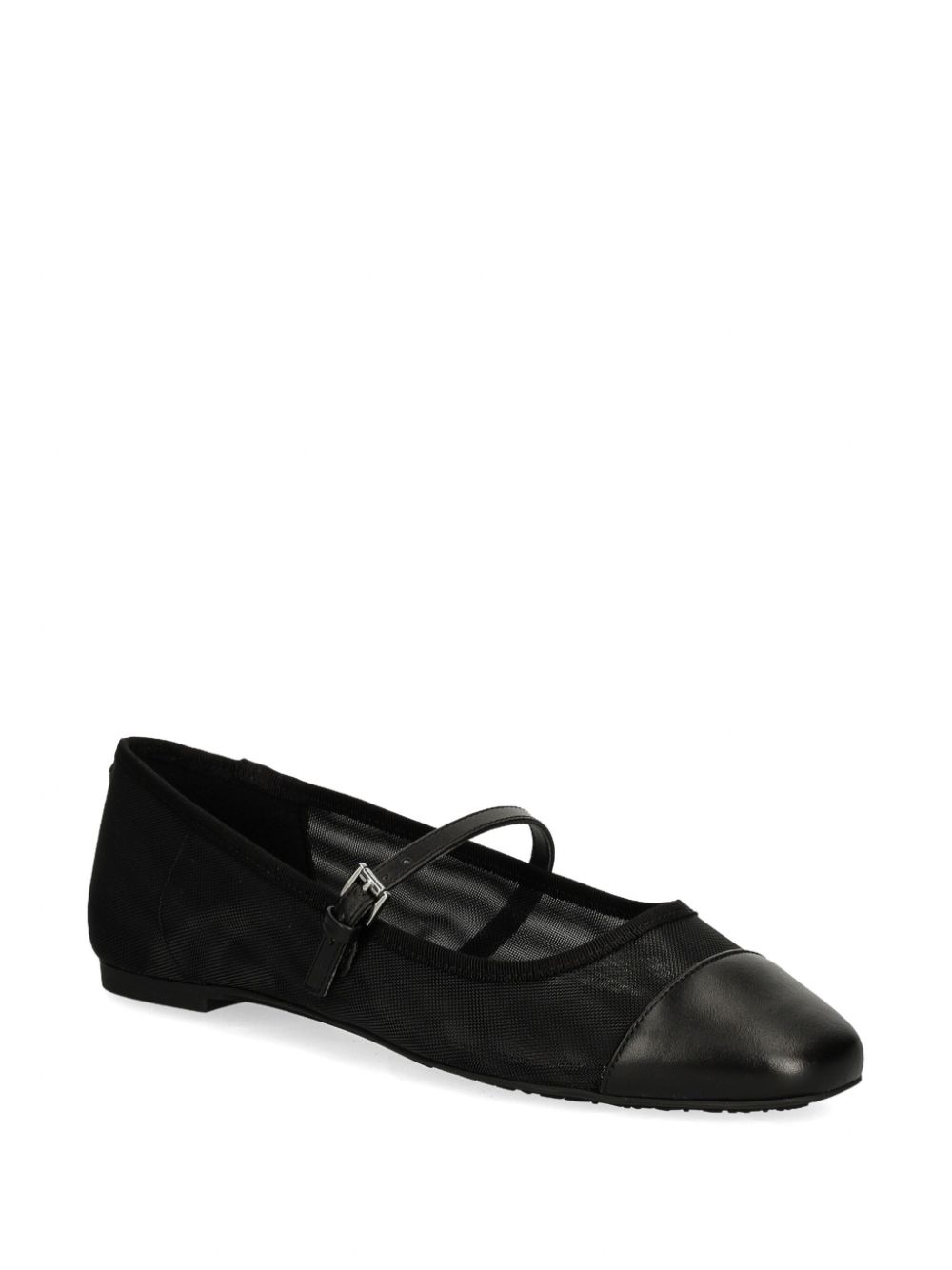 Michael Kors mesh ballet flats Zwart