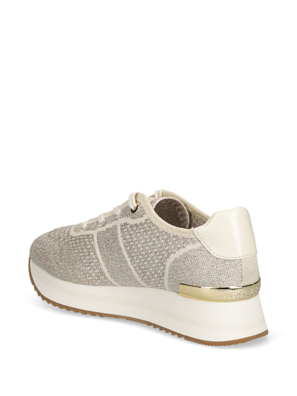 Michael Kors knitted sneakers Beige