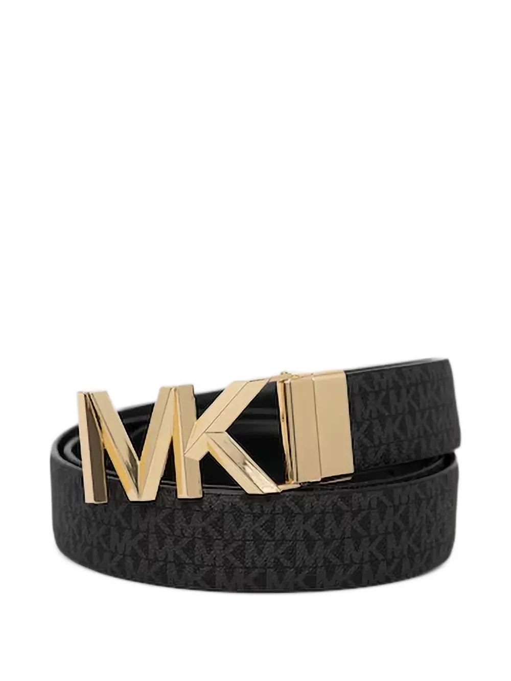 Michael Michael Kors MK monogram-print belt - Nero