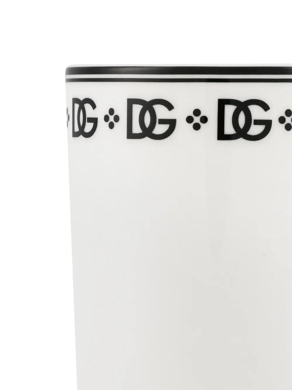Dolce & Gabbana Porcelain Mug In Weiss