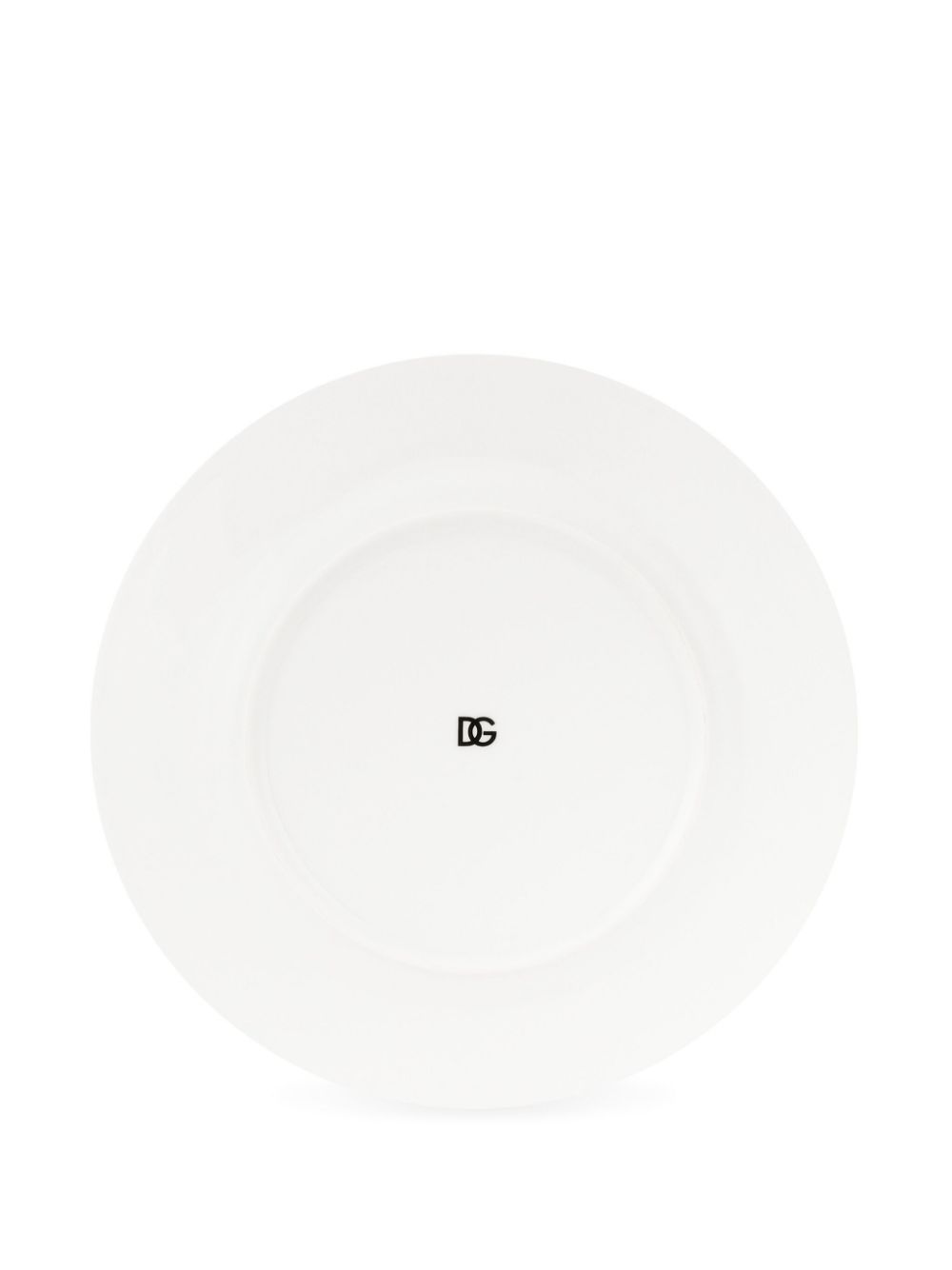 Shop Dolce & Gabbana Porcelain Dinner Plates (set Of Two) In Weiss