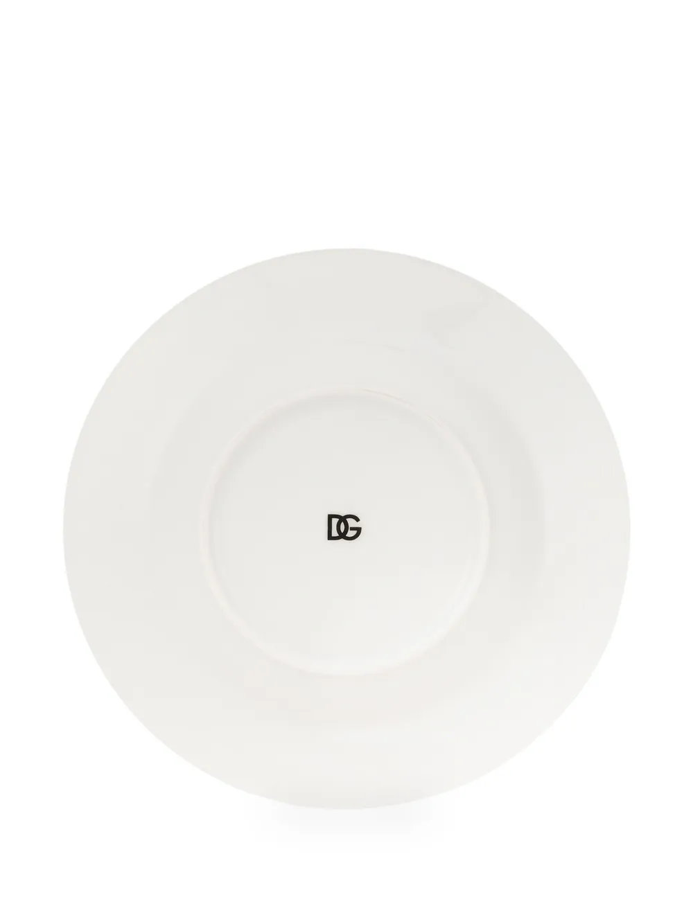 Dolce & Gabbana Porcelain Soup Plates (set Of Two) In Weiss