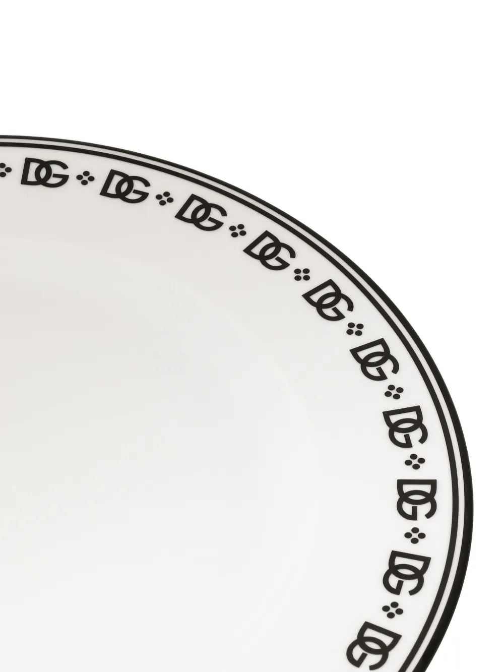 Dolce & Gabbana Porcelain Charger Plate In White