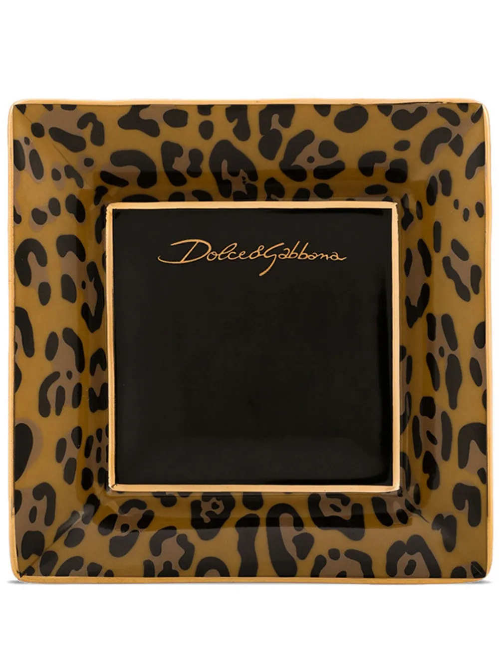 Dolce & Gabbana porcelain trinket tray (10cm) | Brown | Image 1