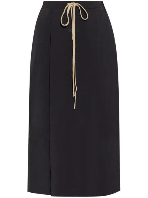 Jupe mi-longue à design portefeuille - FEAR OF GOD ESSENTIALS - Modalova