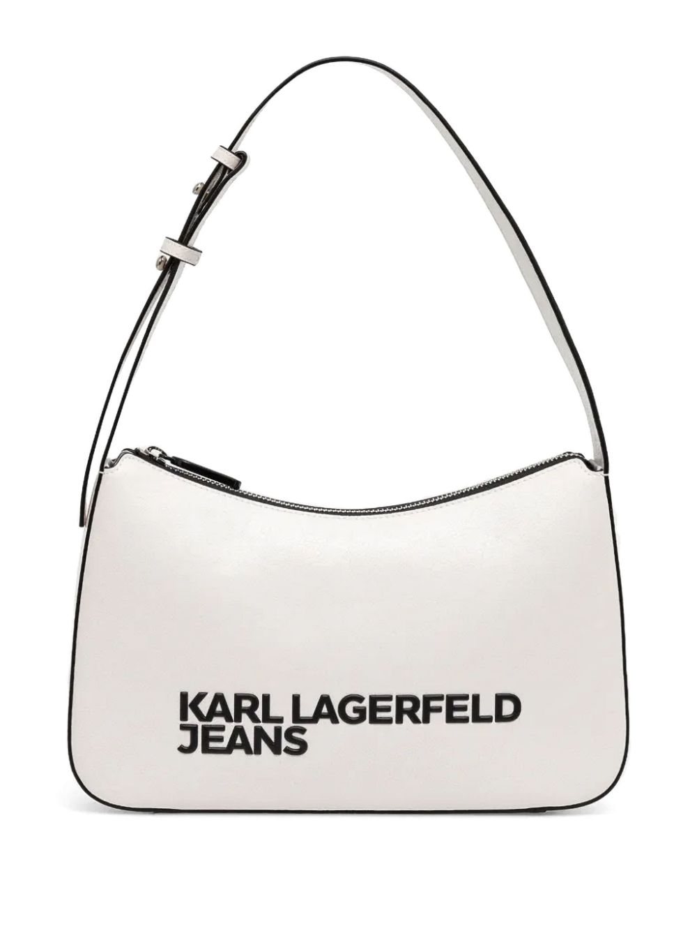 Karl Lagerfeld Jeans KLJ logo shoulder bag - White