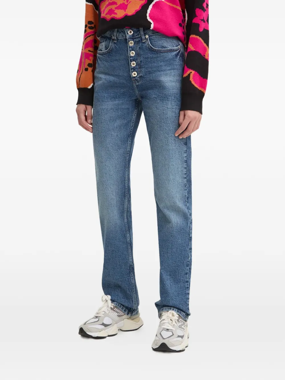 Karl Lagerfeld Jeans button front jeans - Blu