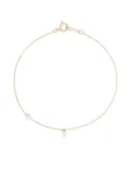 Mizuki 14KT gold Sea of Beauty pearl and diamond bracelet