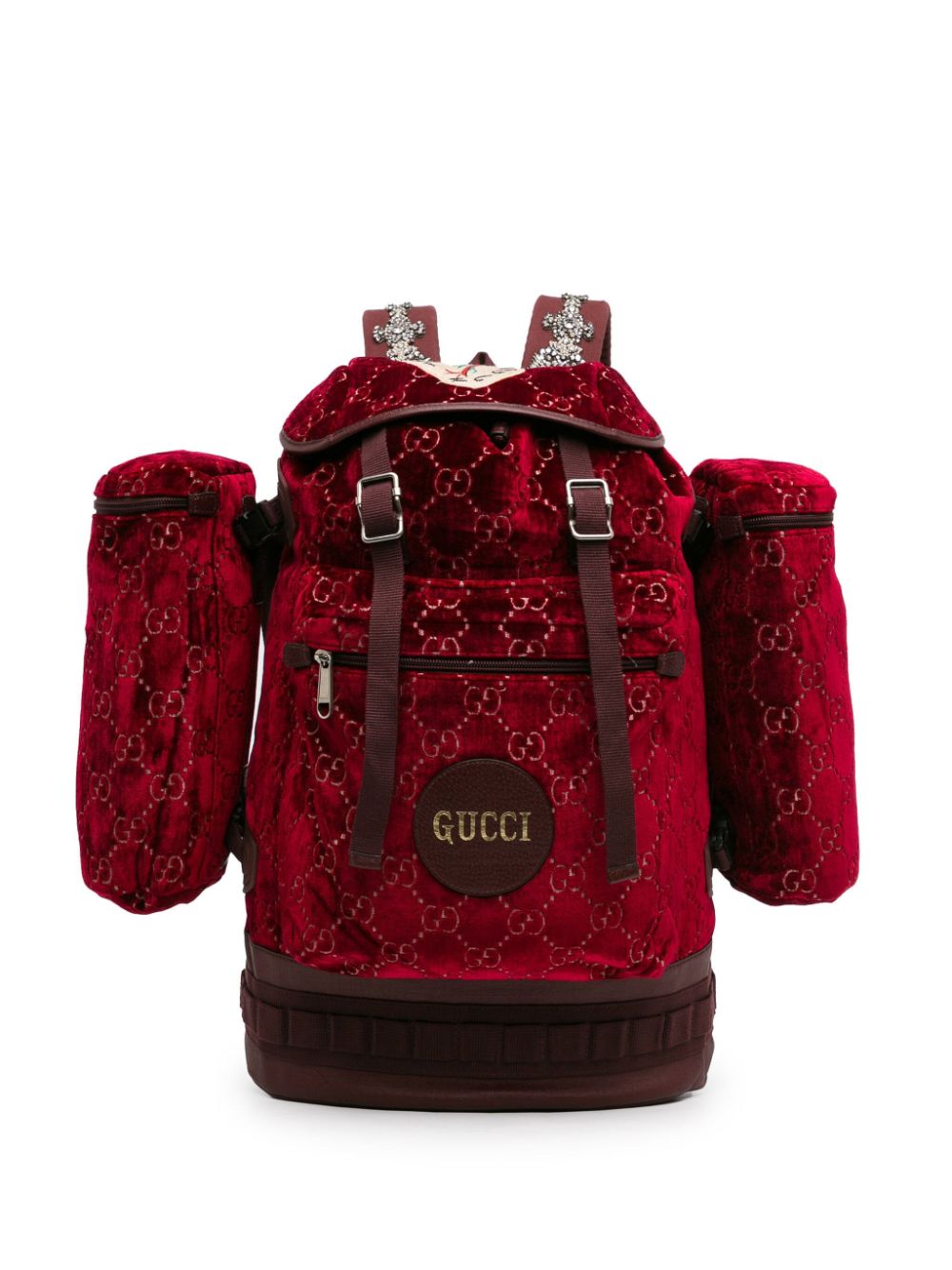 Velvet gucci backpack sale