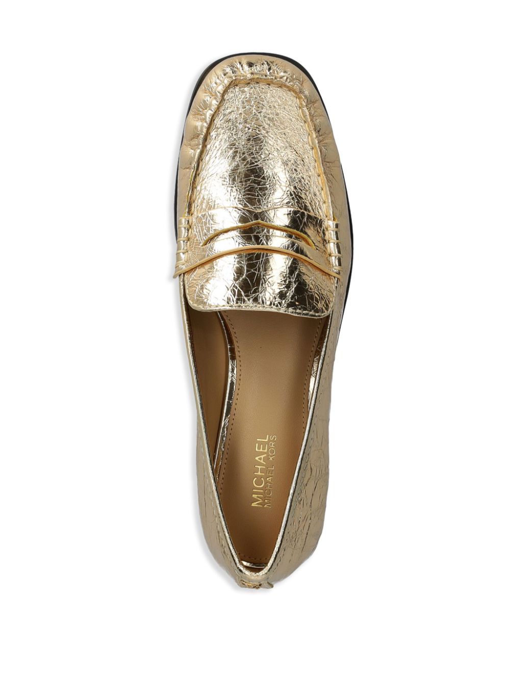 Michael Kors Loafers met metallic-effect Goud