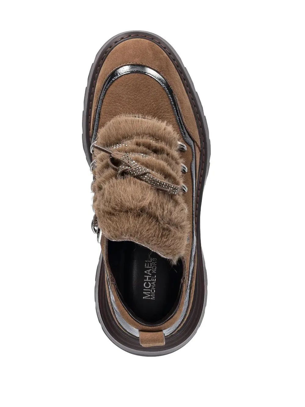 Shop Michael Michael Kors Shiloh Boots In Brown