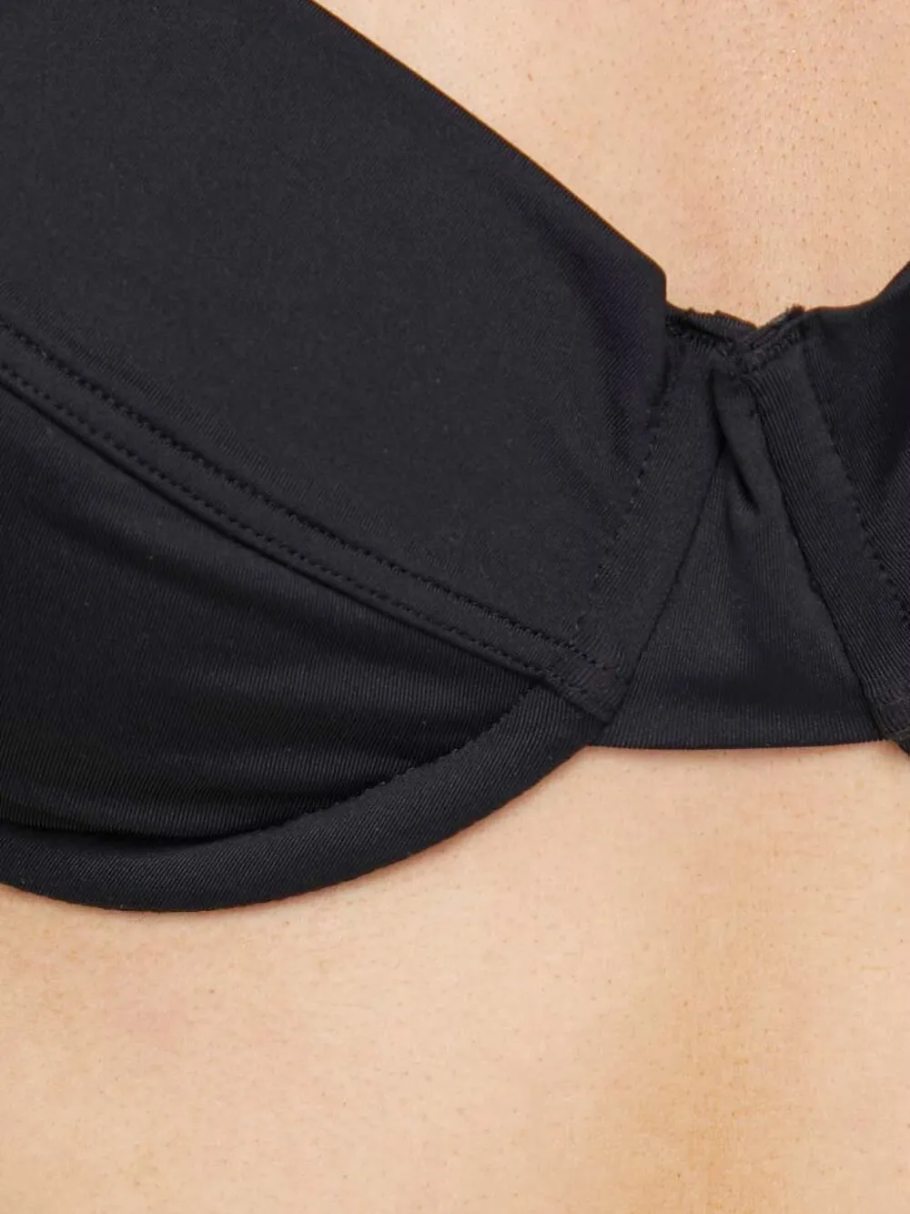 Michael Kors underwired bikini top Zwart