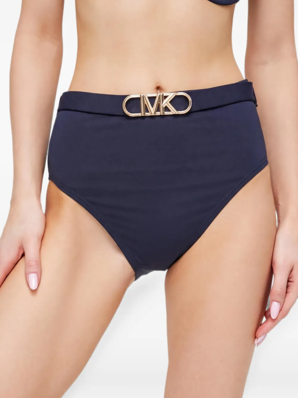 Michael Michael Kors belt high-waisted brief - Blu