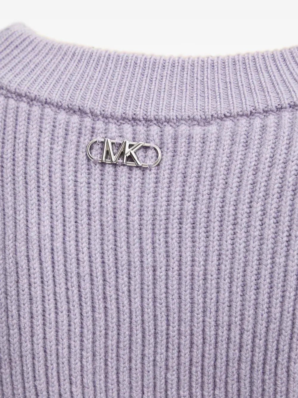 Michael Kors ribbed-knit sweater Paars