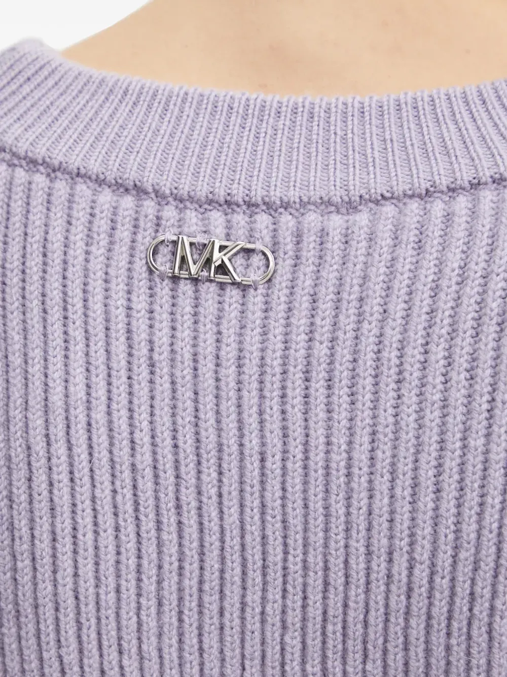Michael Kors Ribgebreide trui Paars