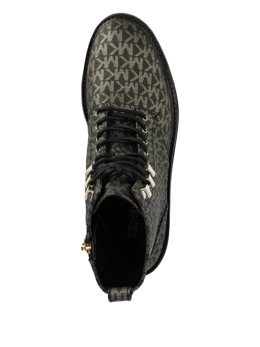 Michael Kors all-over logo ankle boots Black