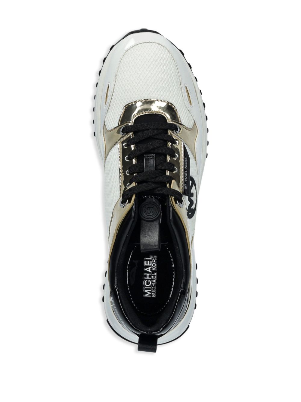 Michael Kors Sneakers met metallic vlak Wit