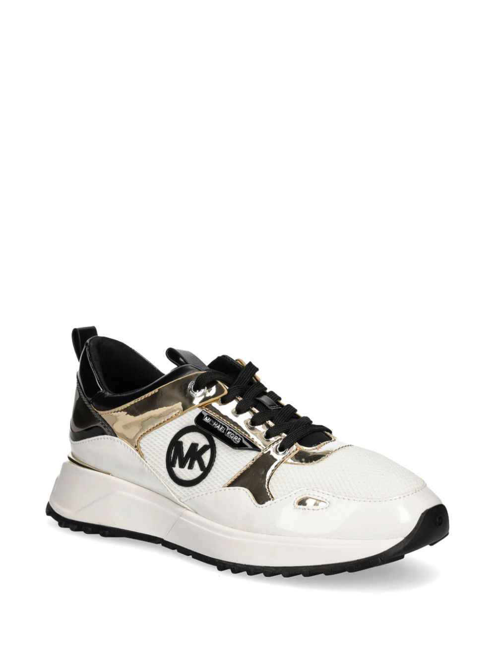 Michael Kors Sneakers met metallic vlak Wit