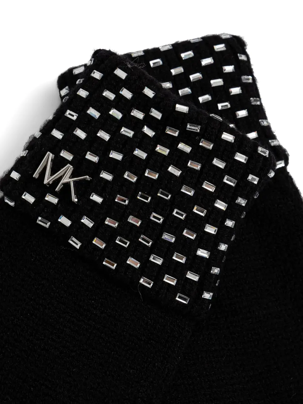 Michael Kors Haarband en handschoenen met studs Zwart
