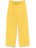 Jil Sander belted trousers - Yellow