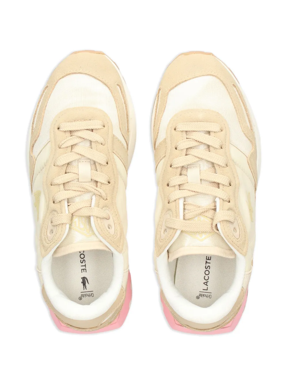 Lacoste logo-print sneakers Neutrals