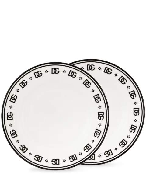 Dolce & Gabbana porcelain dessert plates (set of two)