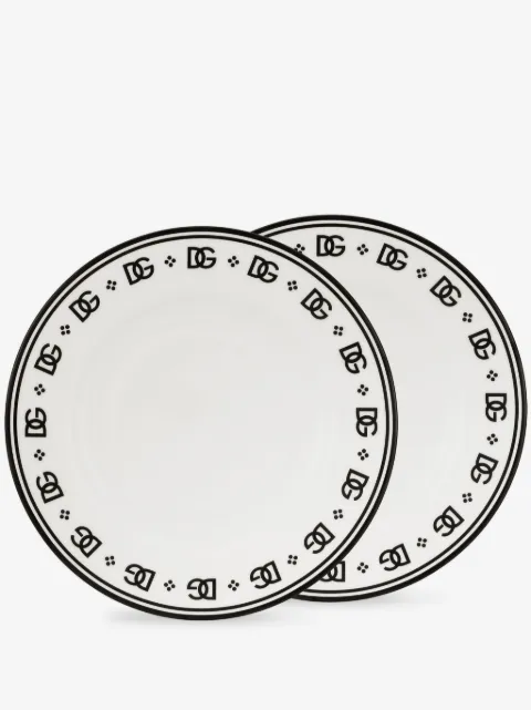 Dolce & Gabbana porcelain dessert plates (set of two)