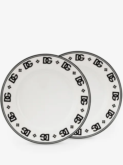 Dolce & Gabbana porcelain bread plates (set of two)