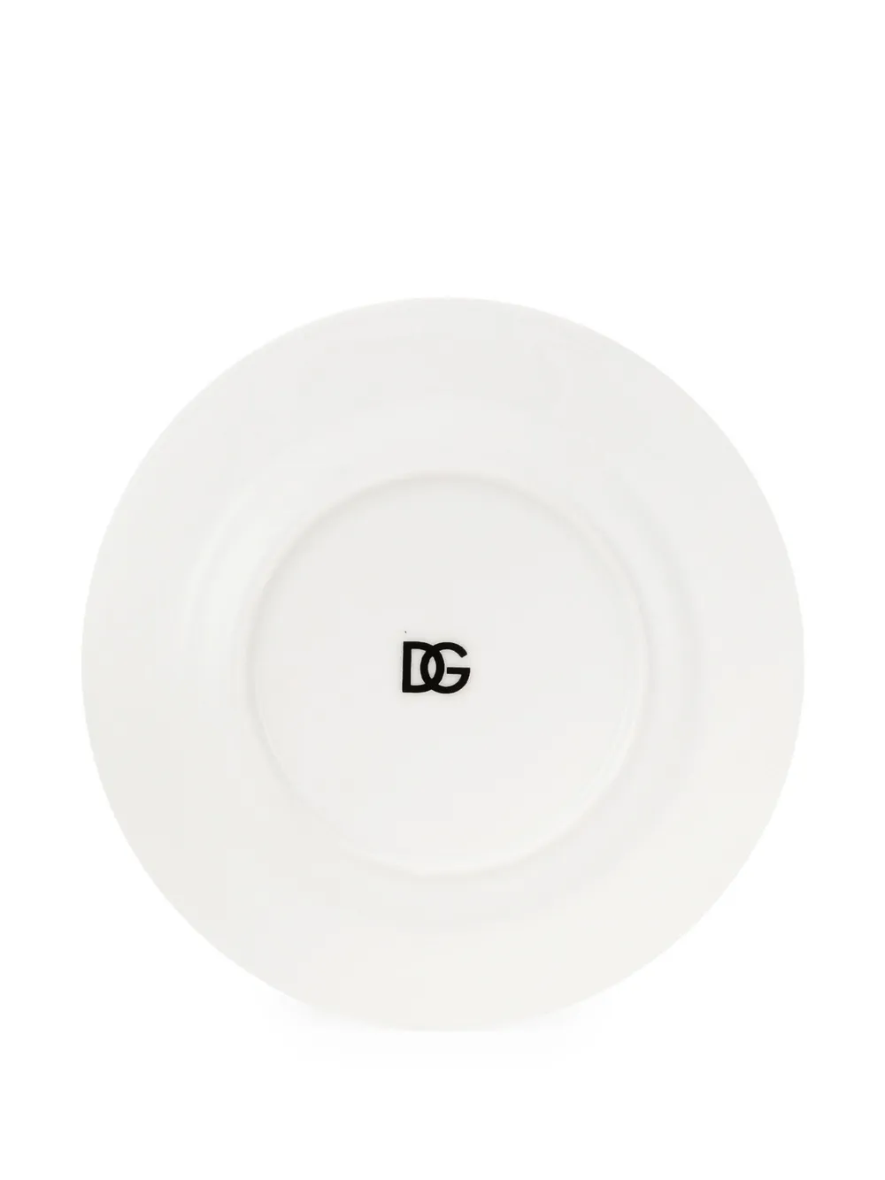Dolce & Gabbana Porcelain Bread Plates (set Of Two) In Weiss