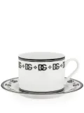 Dolce & Gabbana DG-print teacups (set of two) - White
