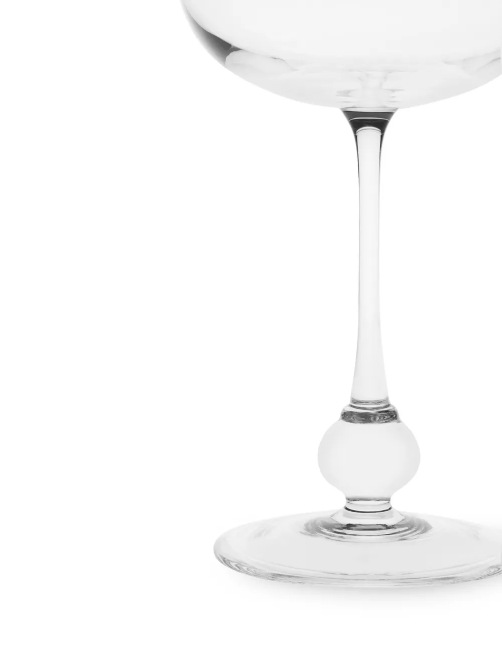 Dolce & Gabbana Red Wine Glass In Weiss