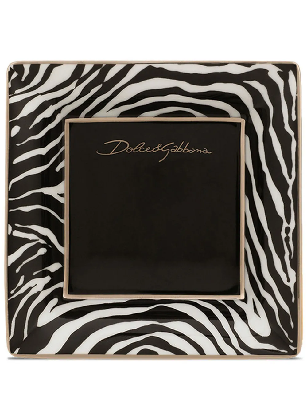 Dolce & Gabbana porcelain trinket tray (10cm) | Black | Image 1