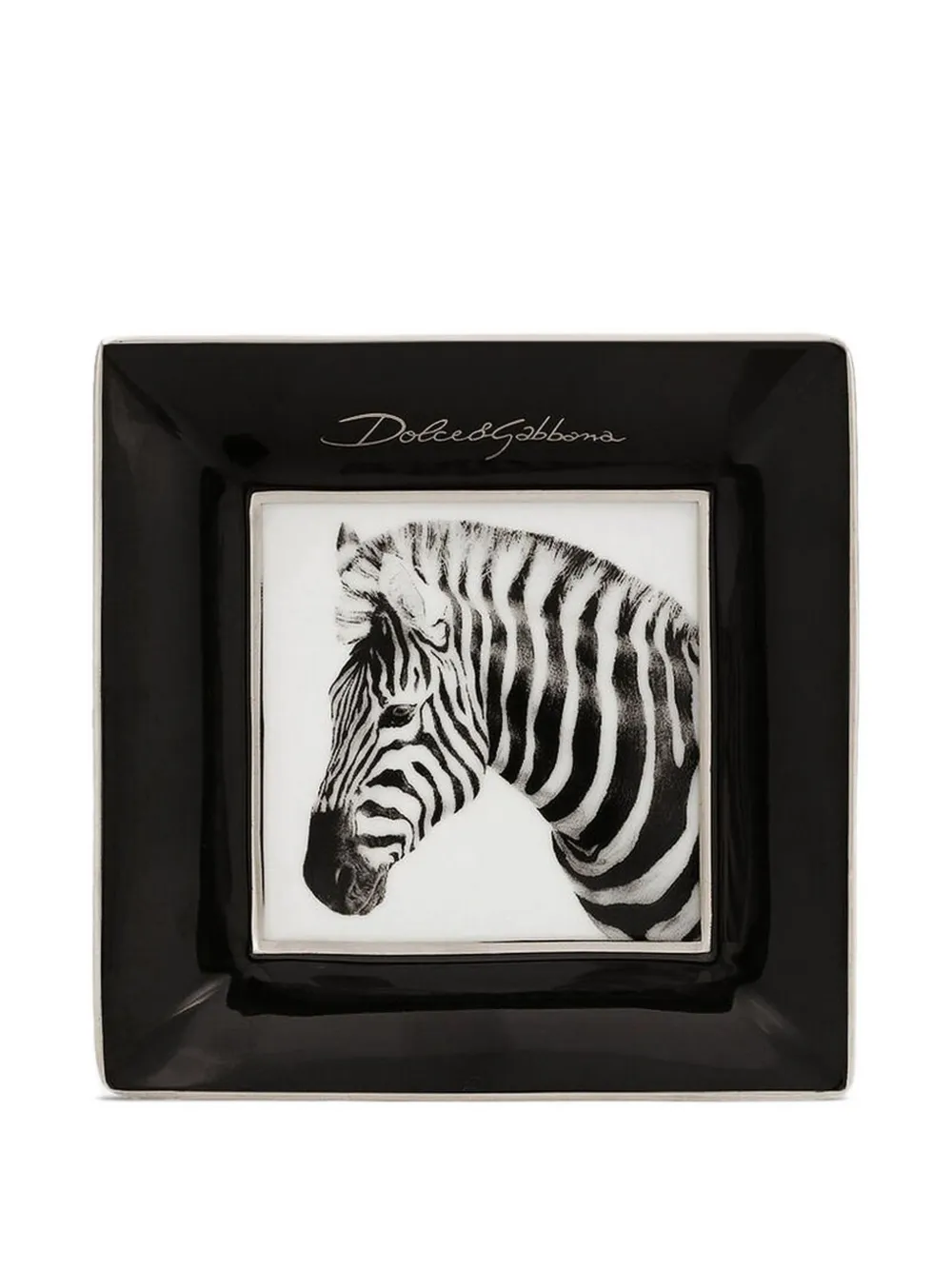 Dolce & Gabbana zebra-print set of three trays | White | Image 1