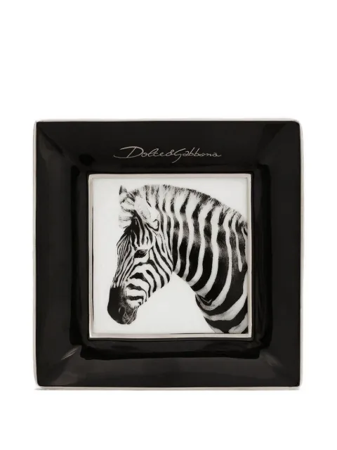 Dolce & Gabbana zebra-print set of three trays
