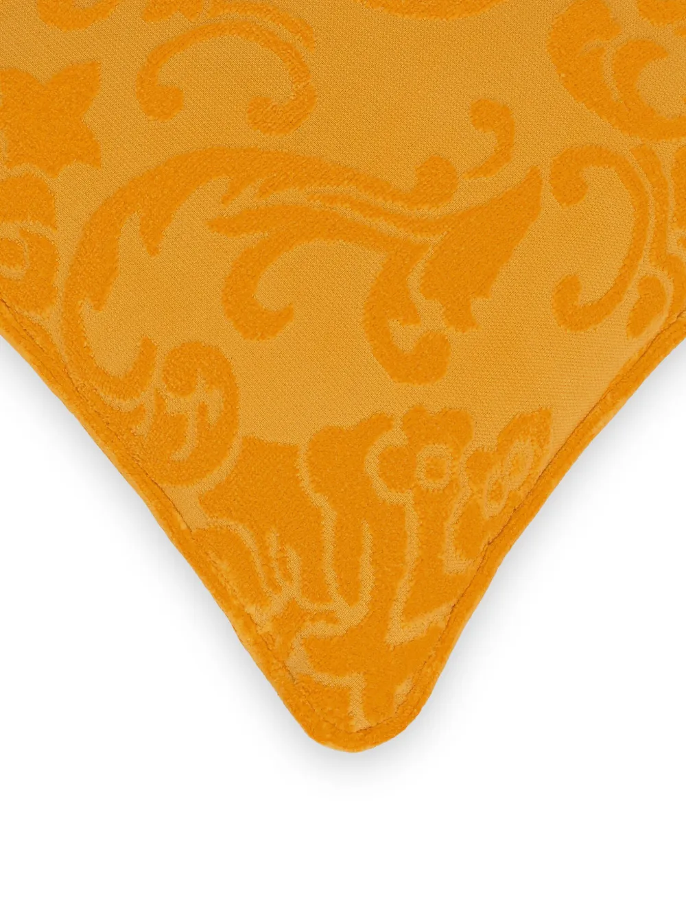 Dolce & Gabbana Cotton Cushion In Orange