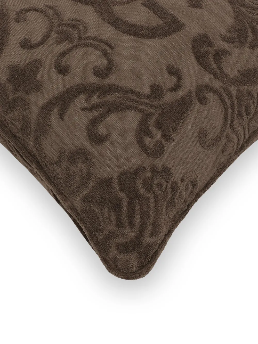 Dolce & Gabbana Cotton Cushion In Brown