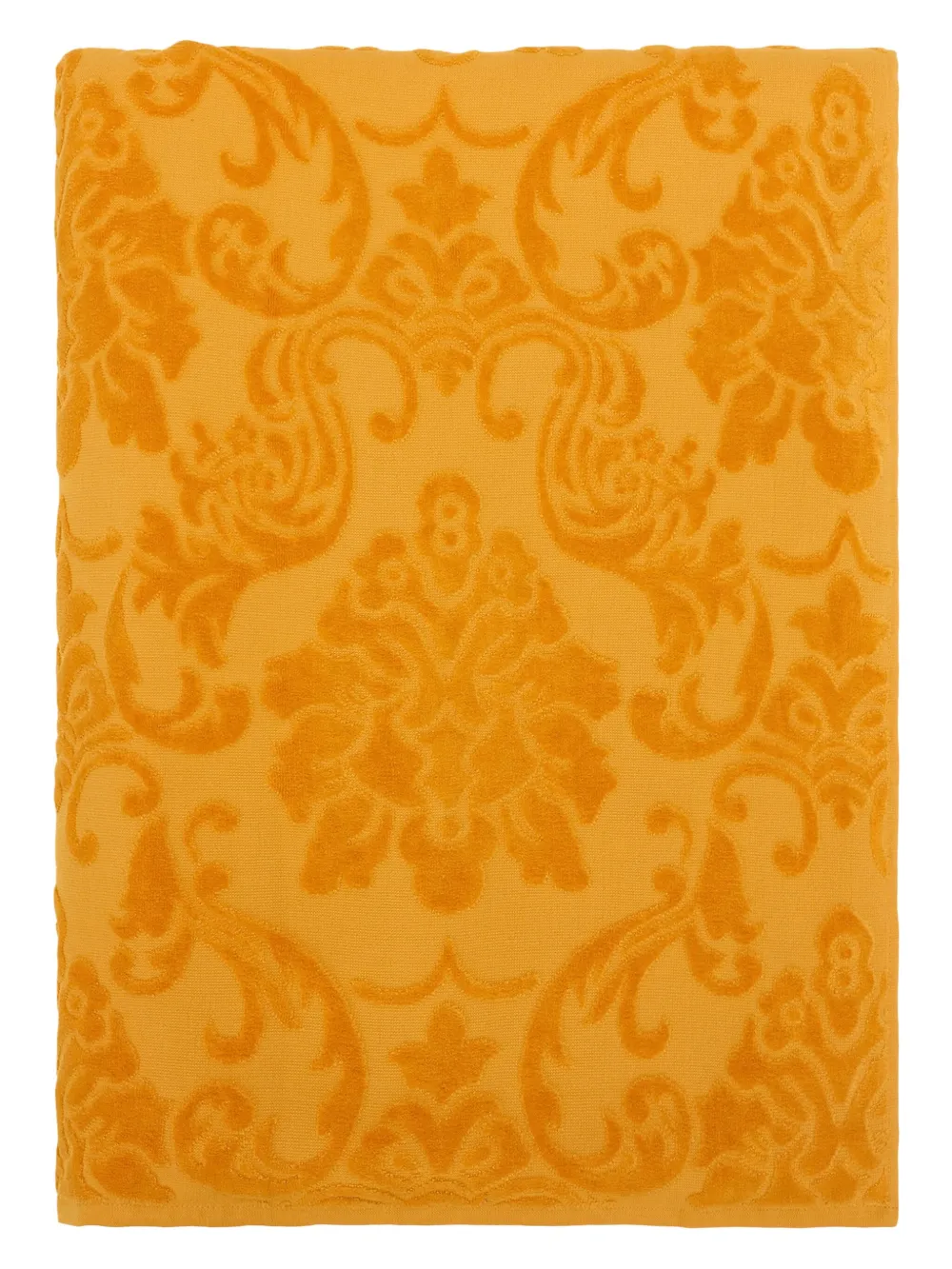 Dolce & Gabbana Cotton Beach Towel In Yellow