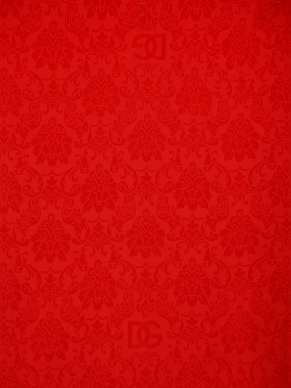 Dolce & Gabbana Cotton Beach Towel In Red