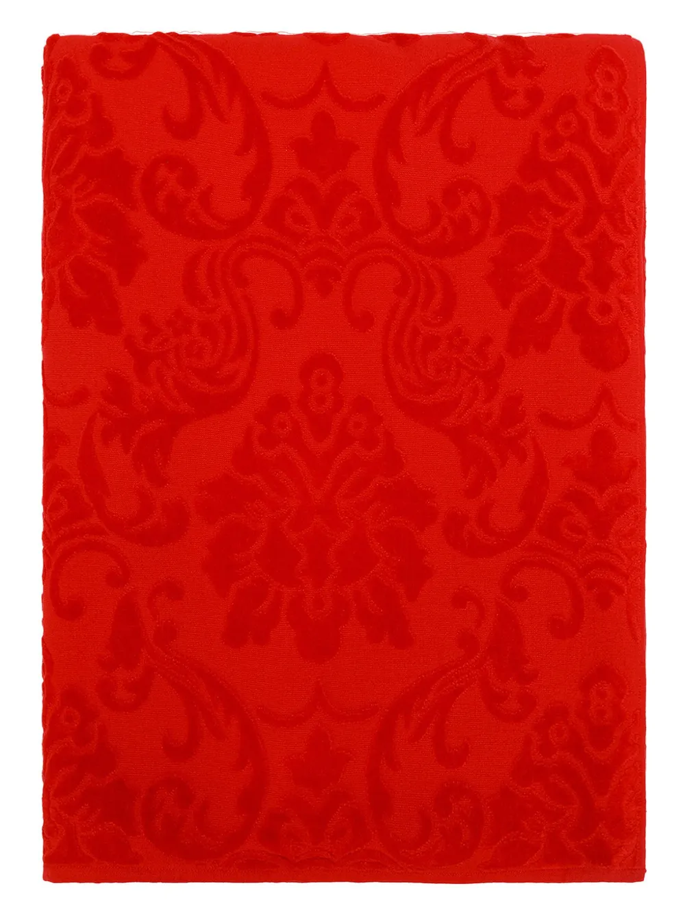 Dolce & Gabbana Cotton Beach Towel In Red