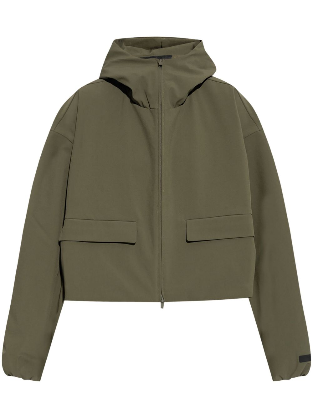 FEAR OF GOD ESSENTIALS Bonded hooded jacket - Green