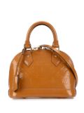 Louis Vuitton Pre-Owned 2012 Monogram Vernis Alma BB satchel - Brown