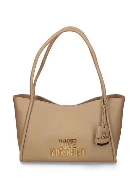 Love Moschino logo-applique tote bag Women