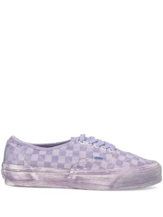 Purple checkered old skool vans best sale