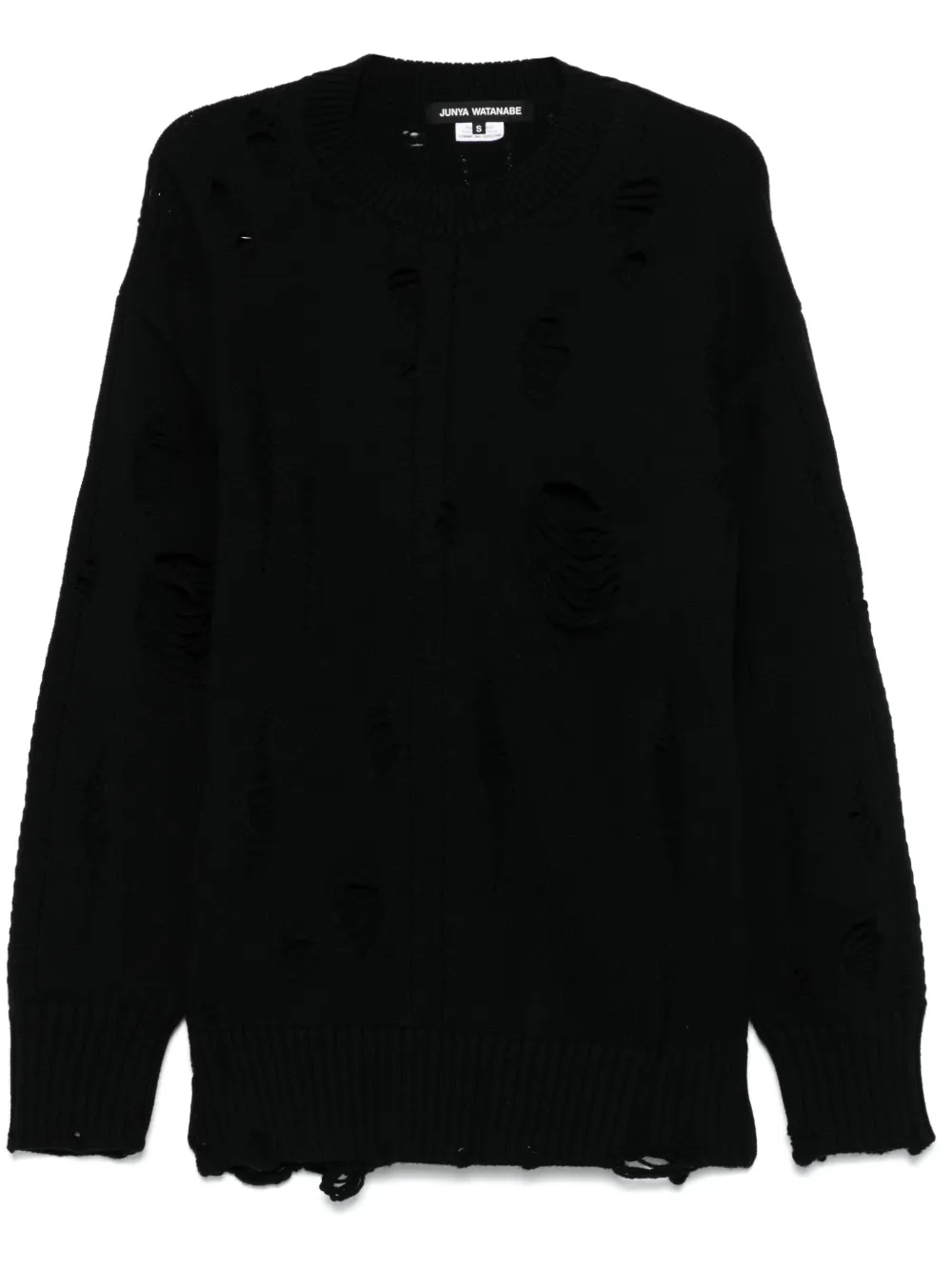 Junya Watanabe Stretch Fitted T-shirt In Black