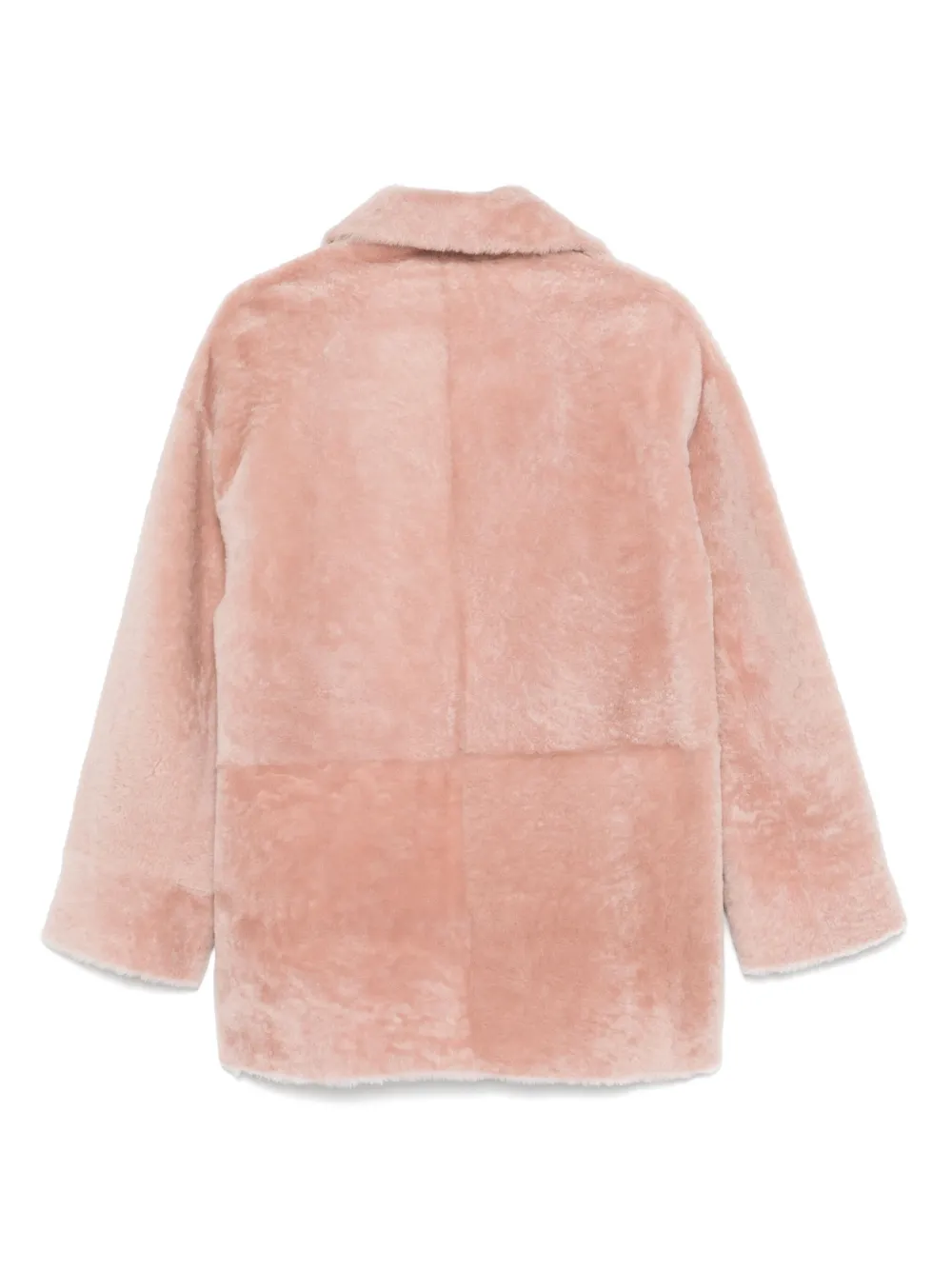 Blancha Lammy coat - Roze