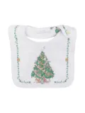 Atelier Choux Christmas bib - White